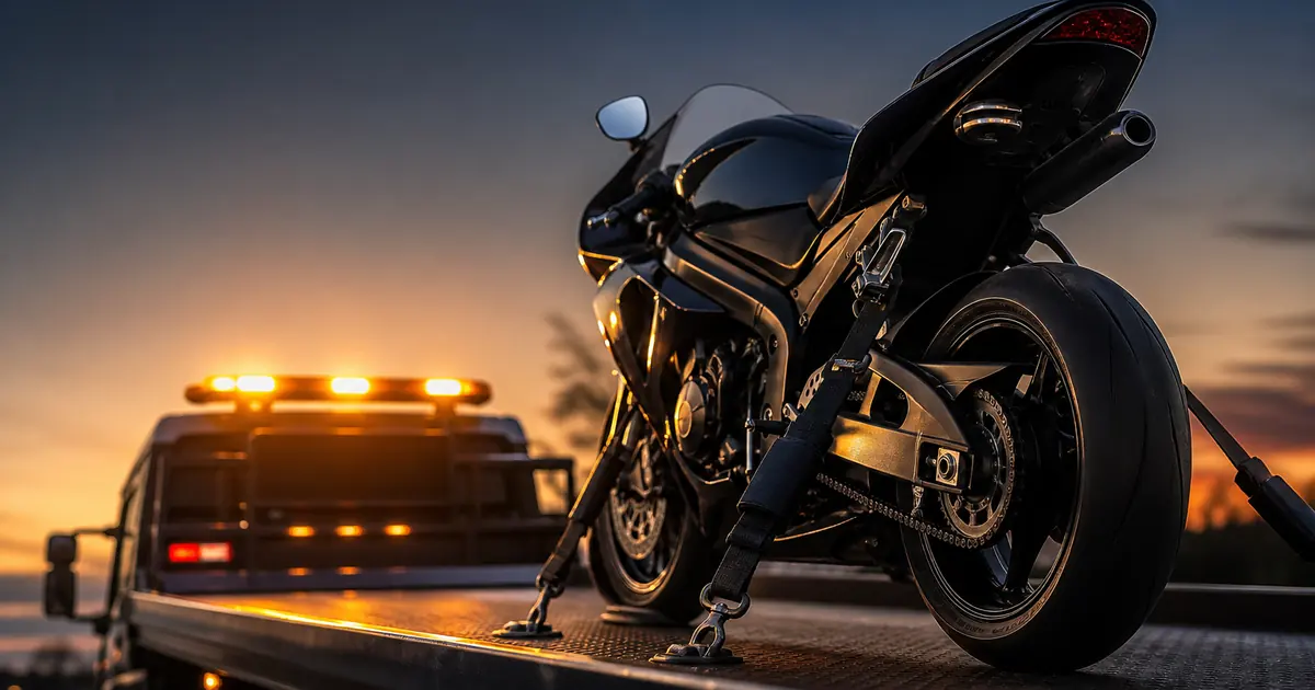 Le remorquage moto : une expertise specifique
