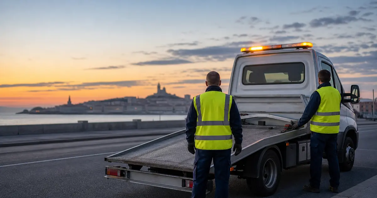 Équipe dépannage SoS Auto Moto à Marseille